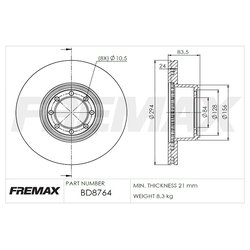 Fremax BD-8764