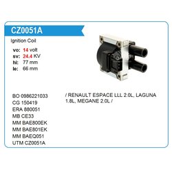 Utm CZ0051A