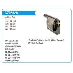 Utm CZ0502A