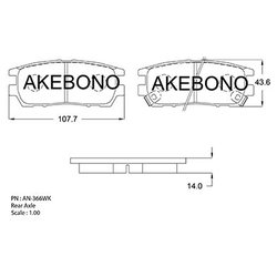 Akebono AN-366WK