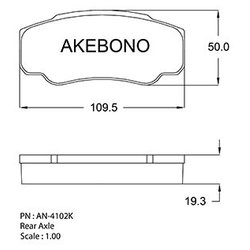 Фото Akebono AN-4102K