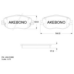 Akebono AN-413WK