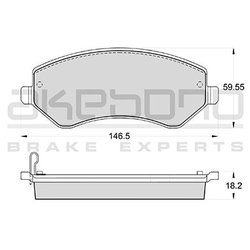 Akebono AN-4536WK