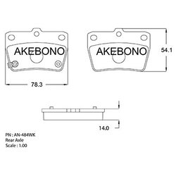 Akebono AN-484WK