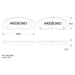 Akebono AN-613WK