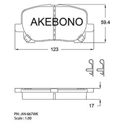 Akebono AN-667WK