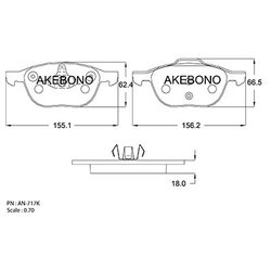 Фото Akebono AN-717K