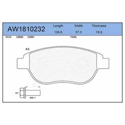 Фото AYWIparts AW1810232