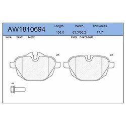 Фото AYWIparts AW1810694