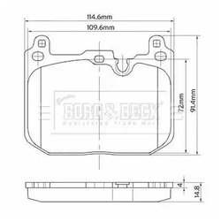 Borg&Beck BBP2562