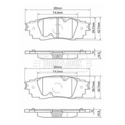 Borg&Beck BBP2575