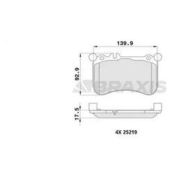 BRAXIS AA0419