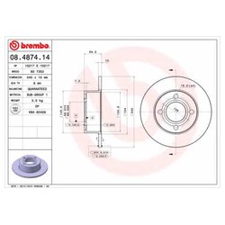 Фото Brembo 08.4874.14