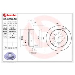 Brembo 08.8316.11