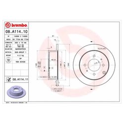 Brembo 08.A114.11