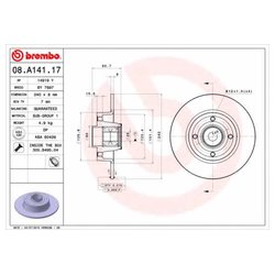 Фото Brembo 08.A141.17