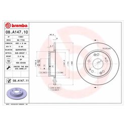 Фото Brembo 08.A147.11