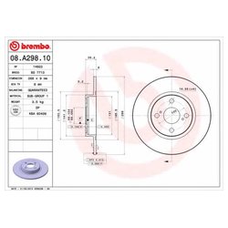 Brembo 08.A298.10