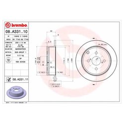 Фото Brembo 08.A331.10