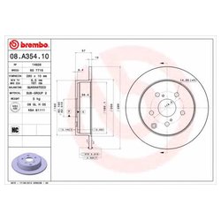 Brembo 08.A354.10