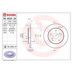 Brembo 08.A534.21