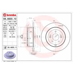 Фото Brembo 08.A600.11