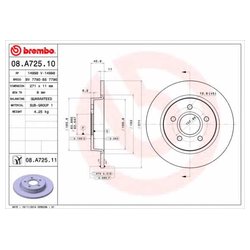 Brembo 08.A725.10