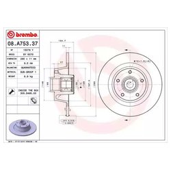 Brembo 08.A753.37