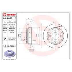 Brembo 08.A869.10