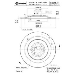 Brembo 08.B044.10