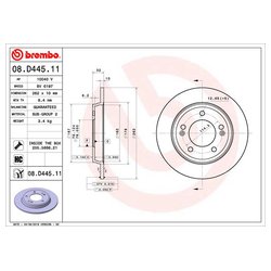 Brembo 08D44511