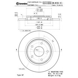 Brembo 08.N123.11