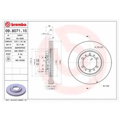 Фото Brembo 09.8071.11