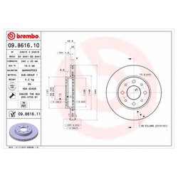 Фото Brembo 09.8616.11