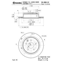 Фото Brembo 09.8969.20