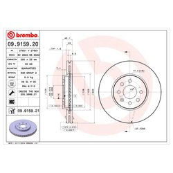 Фото Brembo 09.9159.21