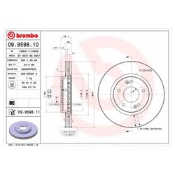 Brembo 09.9598.10