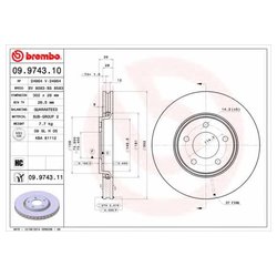 Фото Brembo 09.9743.11