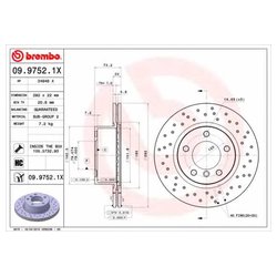 Фото Brembo 09.9752.1X