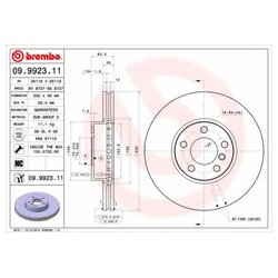 Фото Brembo 09.9923.11