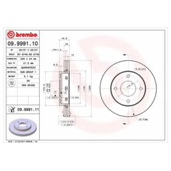 Фото Brembo 09.9991.11