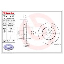 Brembo 09.A116.10