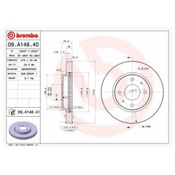 Brembo 09.A148.41