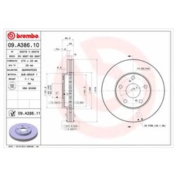 Фото Brembo 09.A386.11