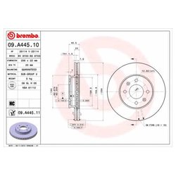 Brembo 09.A445.10