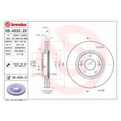 Фото Brembo 09.A532.20