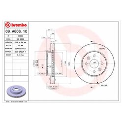 Фото Brembo 09.A606.10