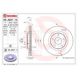 Фото Brembo 09.A637.10