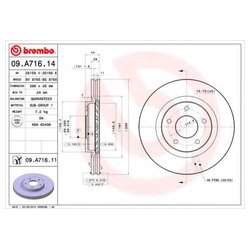 Фото Brembo 09.A716.14