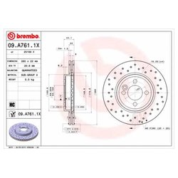 Brembo 09.A761.1X